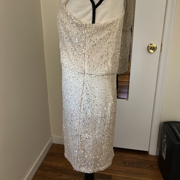 Endless Rose One-Shoulder Sequin Minidress - Picture 3 of 6